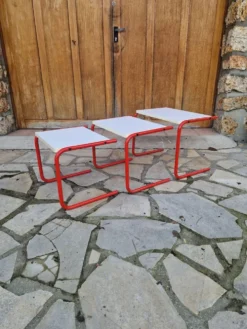 Table basse gigognes design vintage