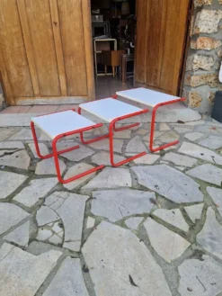 Table basse gigognes design vintage