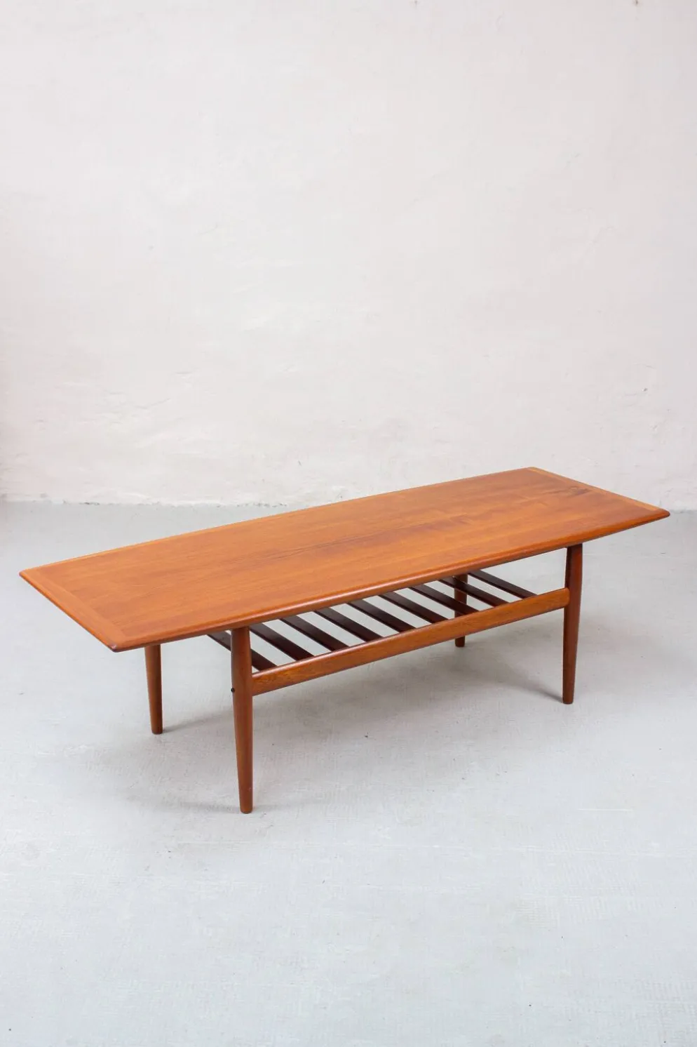 Table basse Grete Jalk vintage teck mid-century années 60 danois