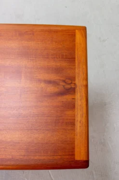 Table basse Grete Jalk vintage teck mid-century années 60 danois