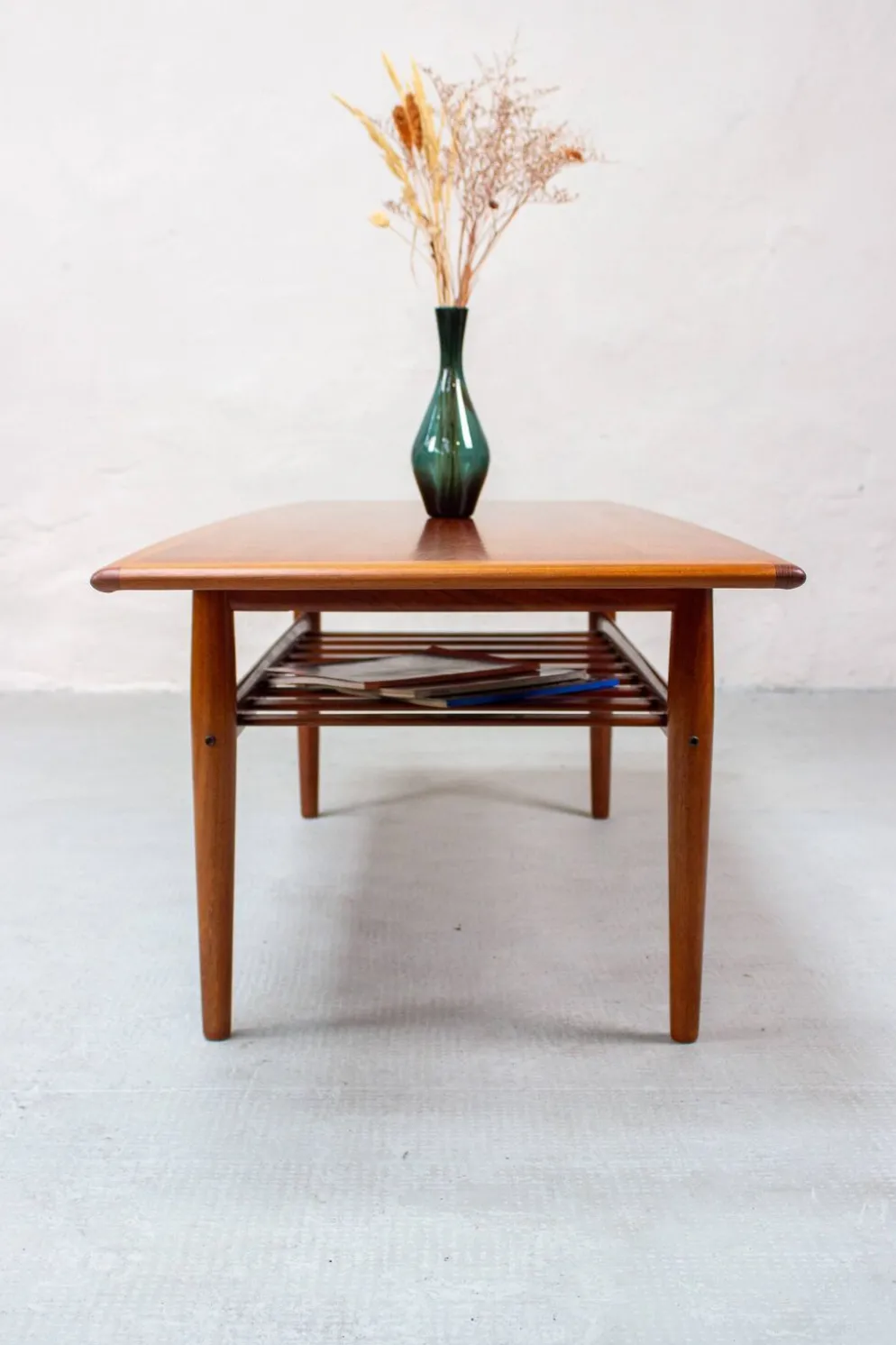 Table basse Grete Jalk vintage teck mid-century années 60 danois