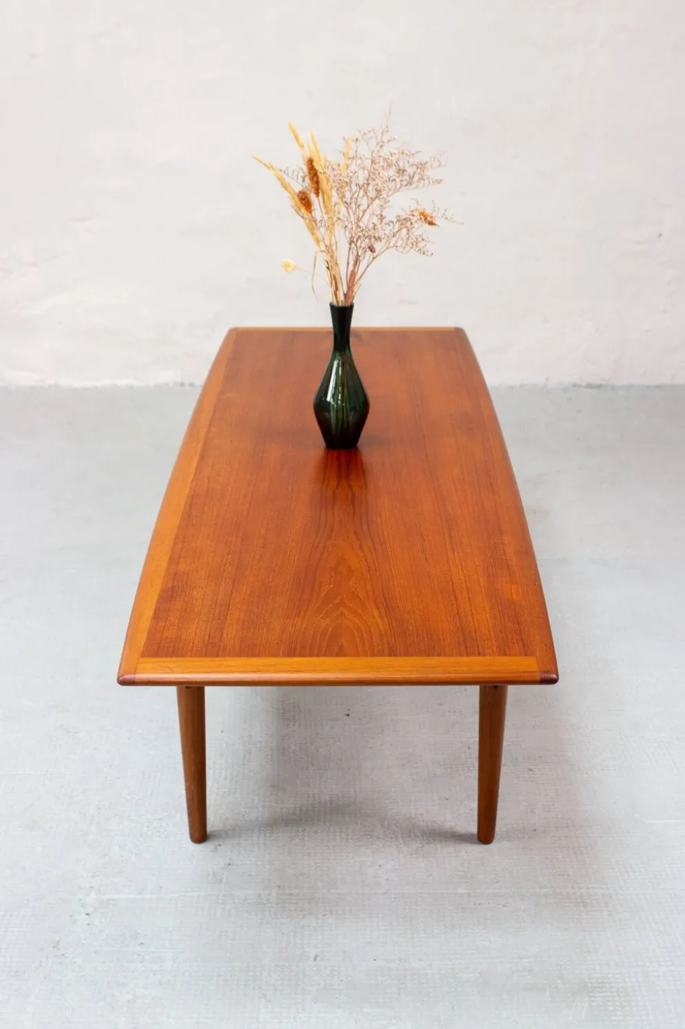 Table basse Grete Jalk vintage teck mid-century années 60 danois