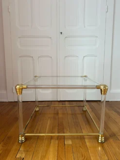 Table basse Hollywood Regency en altuglass - 1970