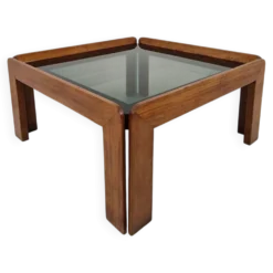 Table basse italienne du milieu du siècle par Afra et Tobia Scarpa pour Cassina, années 1960.