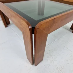 Table basse italienne du milieu du siècle par Afra et Tobia Scarpa pour Cassina, années 1960.