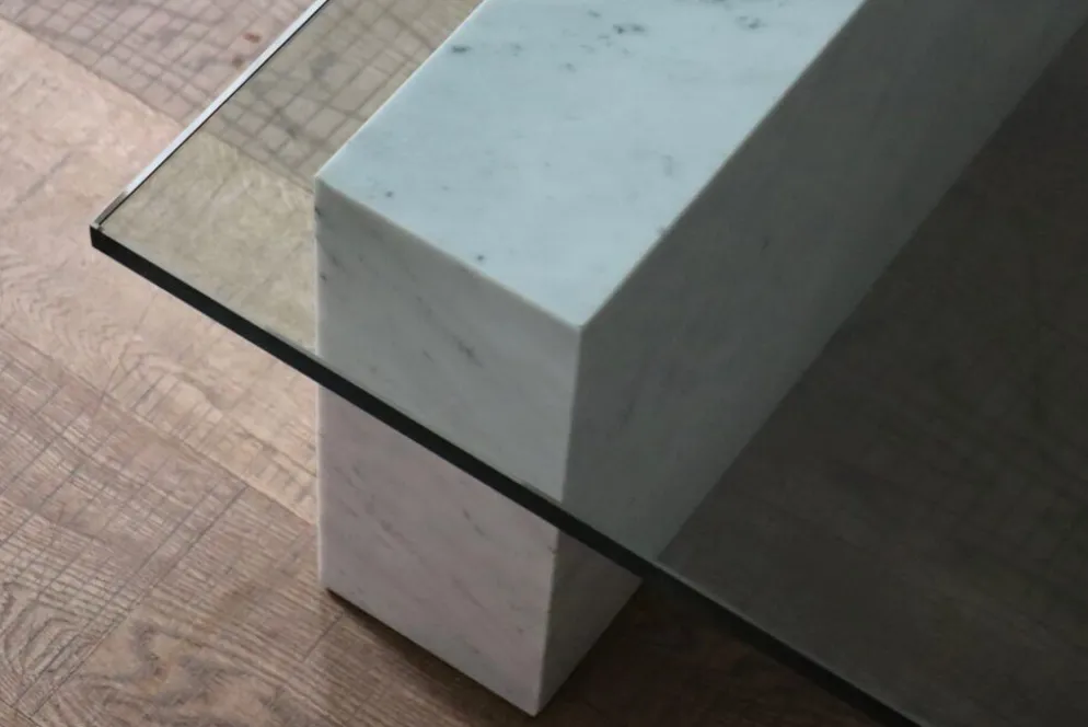 Table basse Kono de Lella et Massimo Vignelli pour Casigliani, Italie, vers 1984.