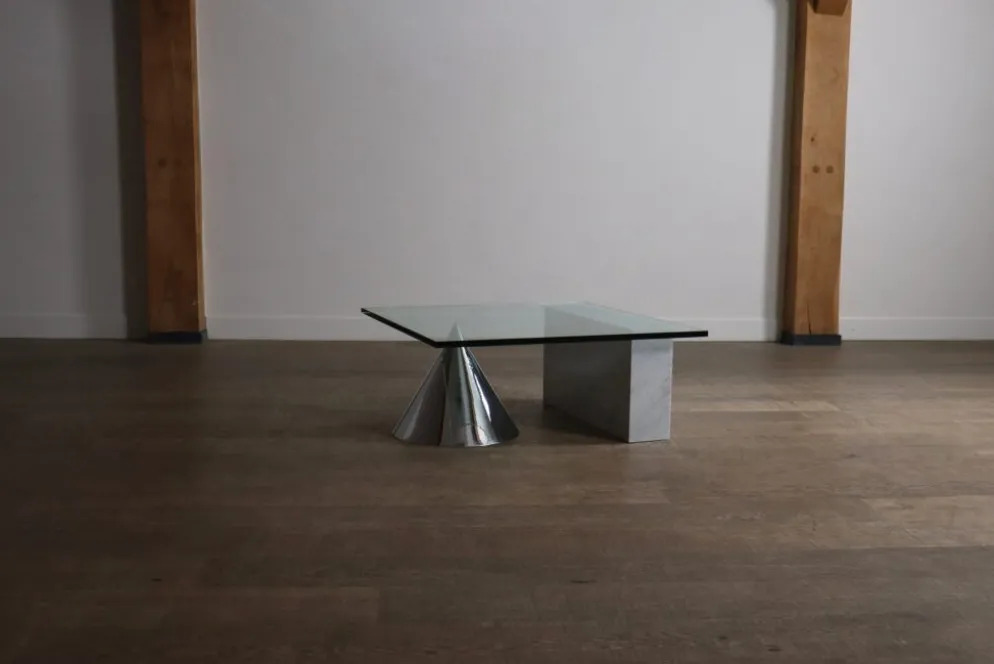 Table basse Kono de Lella et Massimo Vignelli pour Casigliani, Italie, vers 1984.