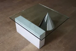Table basse Kono de Lella et Massimo Vignelli pour Casigliani, Italie, vers 1984.