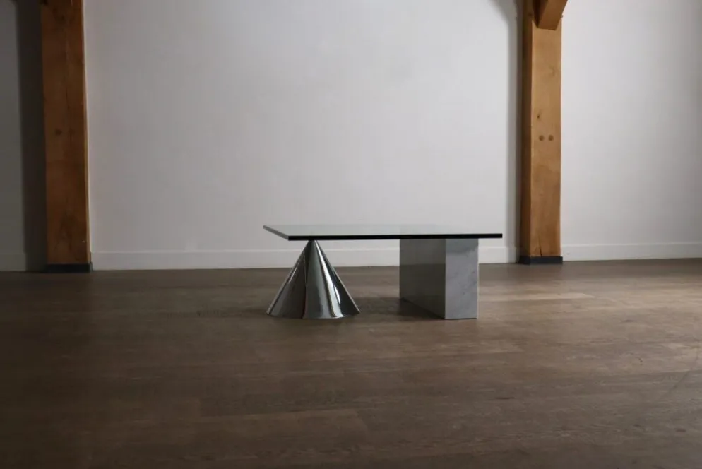Table basse Kono de Lella et Massimo Vignelli pour Casigliani, Italie, vers 1984.
