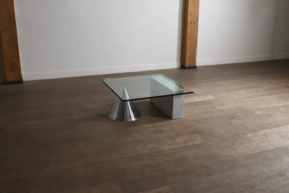 Table basse Kono de Lella et Massimo Vignelli pour Casigliani, Italie, vers 1984.