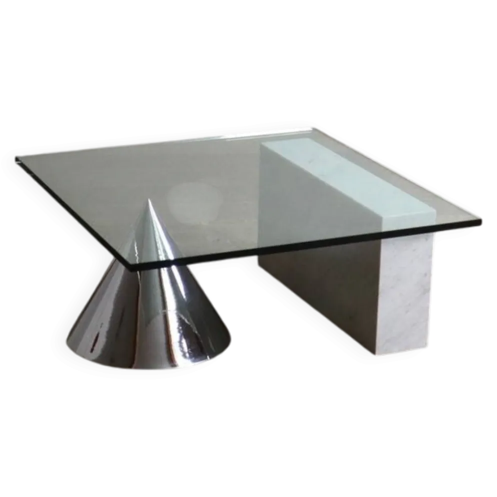 Table basse Kono de Lella et Massimo Vignelli pour Casigliani, Italie, vers 1984.