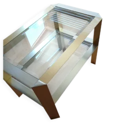 Table basse Laiton Vintage
