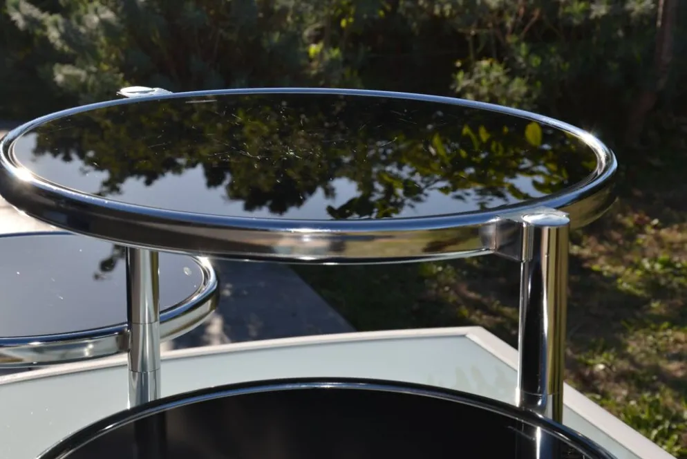 Table basse Leitmotiv 3 plateaux pivotants