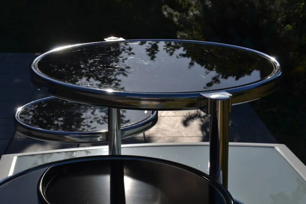Table basse Leitmotiv 3 plateaux pivotants