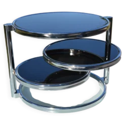 Table basse Leitmotiv 3 plateaux pivotants
