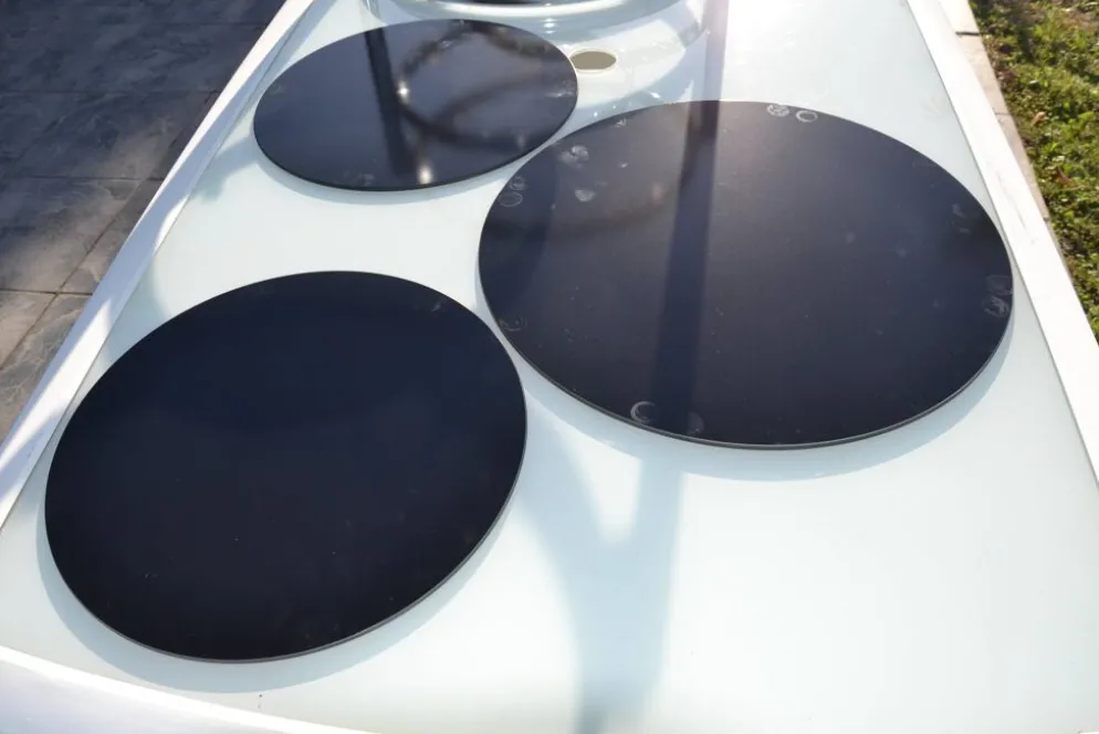 Table basse Leitmotiv 3 plateaux pivotants
