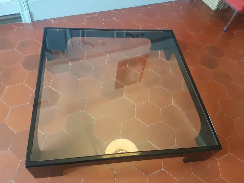 Table basse Ligne Roset années 80