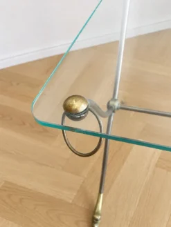 Table basse Maison Jansen aux cols de cygne 1940