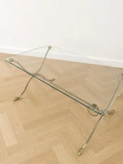 Table basse Maison Jansen aux cols de cygne 1940