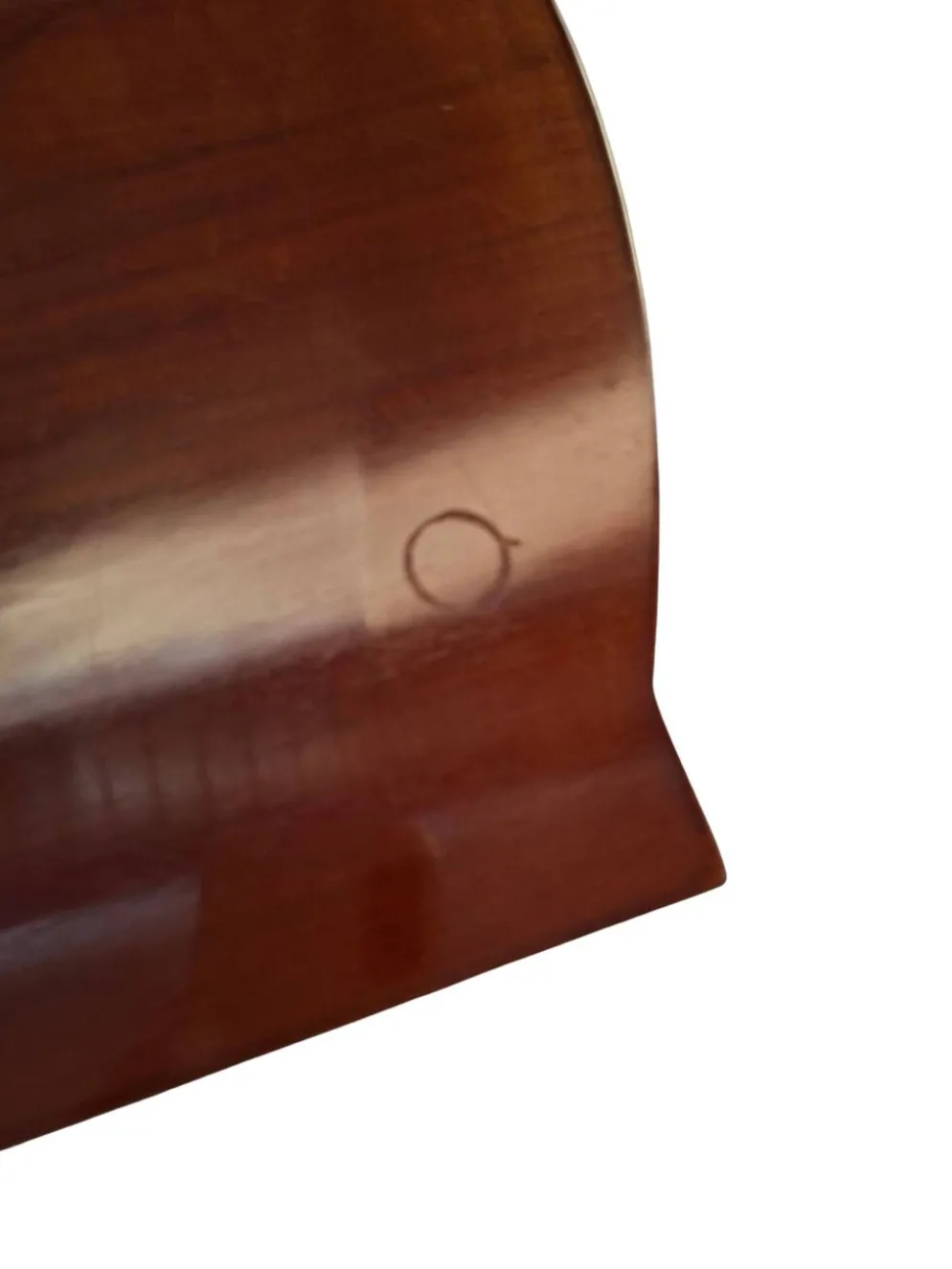 Table basse Mid-Century Modern des années 60 en bois précieux, design vintage.