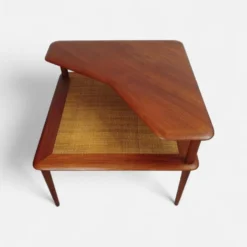 Table basse Minerva Hvidt & Orla, teck, France & Son, années 60