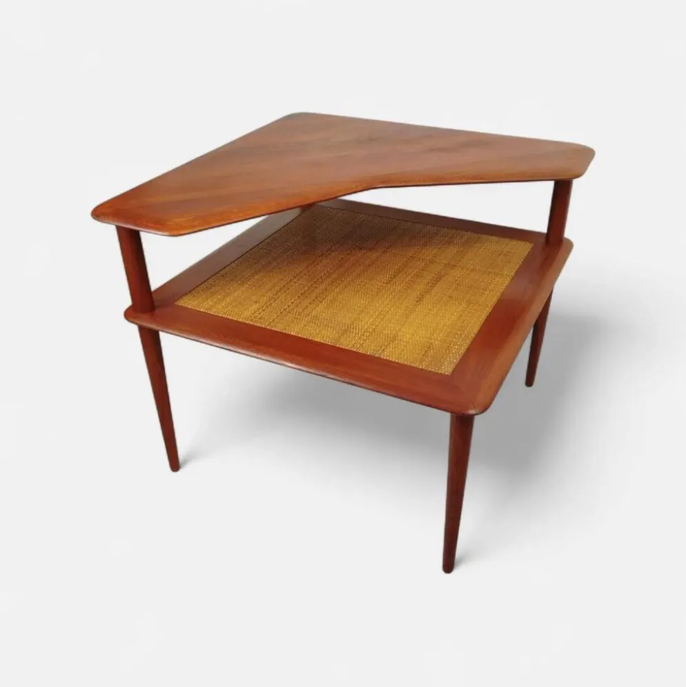 Table basse Minerva Hvidt & Orla, teck, France & Son, années 60