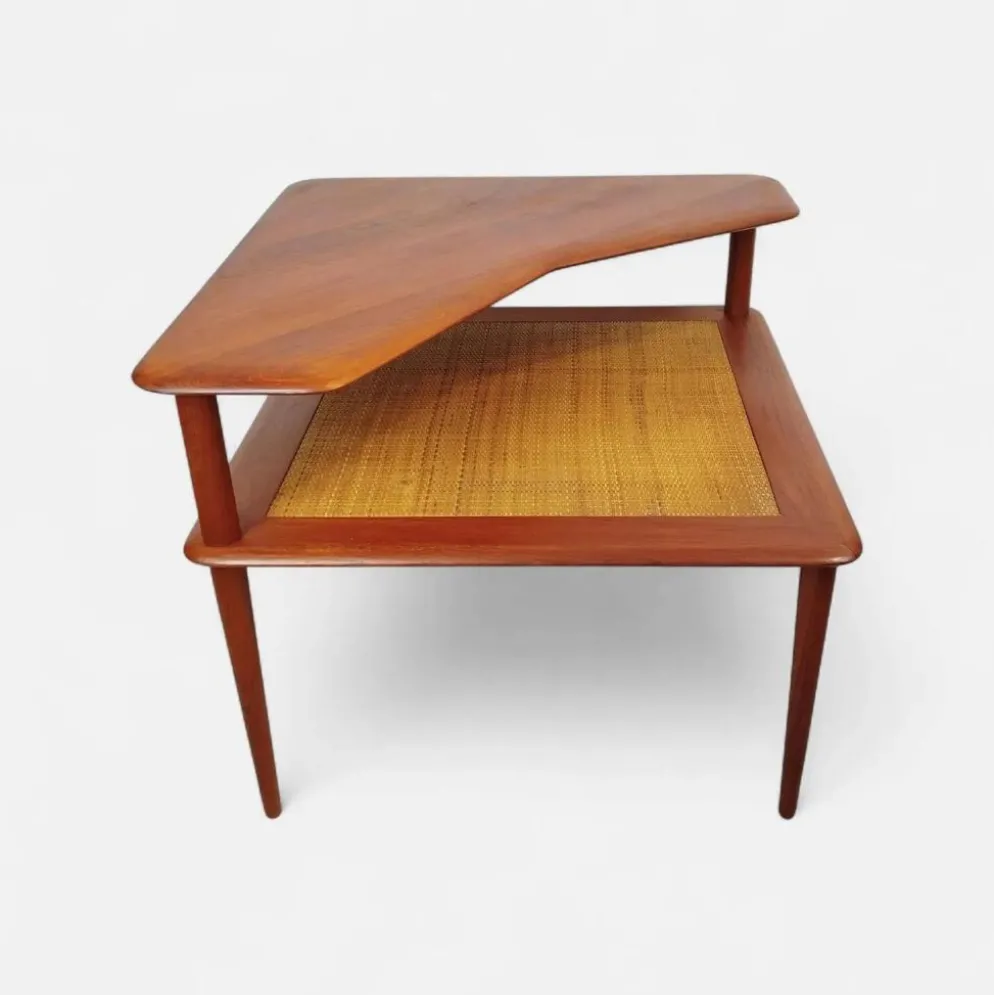 Table basse Minerva Hvidt & Orla, teck, France & Son, années 60