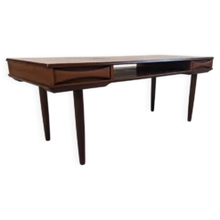Table basse moderniste en teck de Arne Vodder pour Dyrlund, Danemark 1960