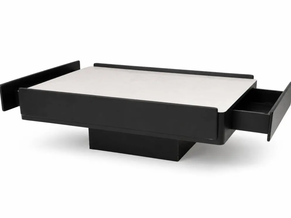 Table basse noire Vico Magistretti pour Gavina 1960