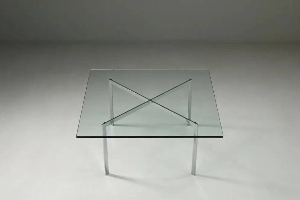 Table basse Original Barcelona par Ludwig Mies van der Rohe pour Knoll, 1920
