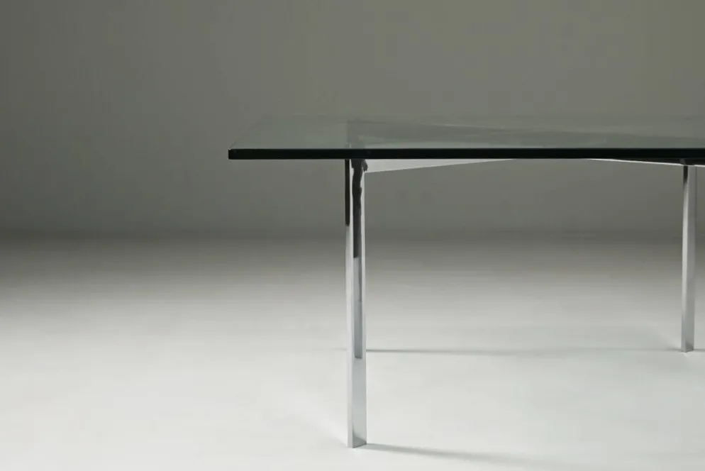 Table basse Original Barcelona par Ludwig Mies van der Rohe pour Knoll, 1920