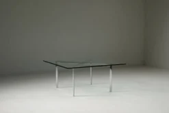 Table basse Original Barcelona par Ludwig Mies van der Rohe pour Knoll, 1920