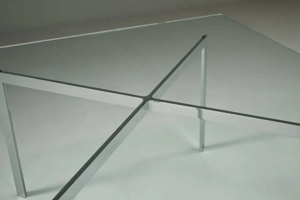 Table basse Original Barcelona par Ludwig Mies van der Rohe pour Knoll, 1920