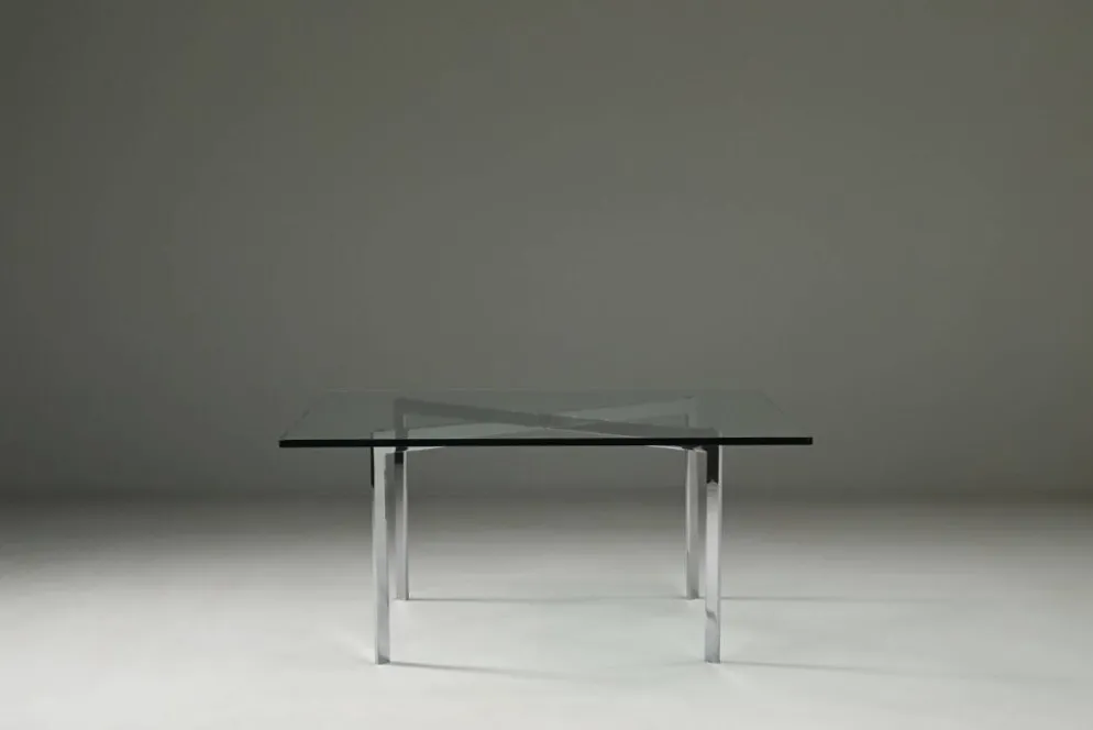 Table basse Original Barcelona par Ludwig Mies van der Rohe pour Knoll, 1920