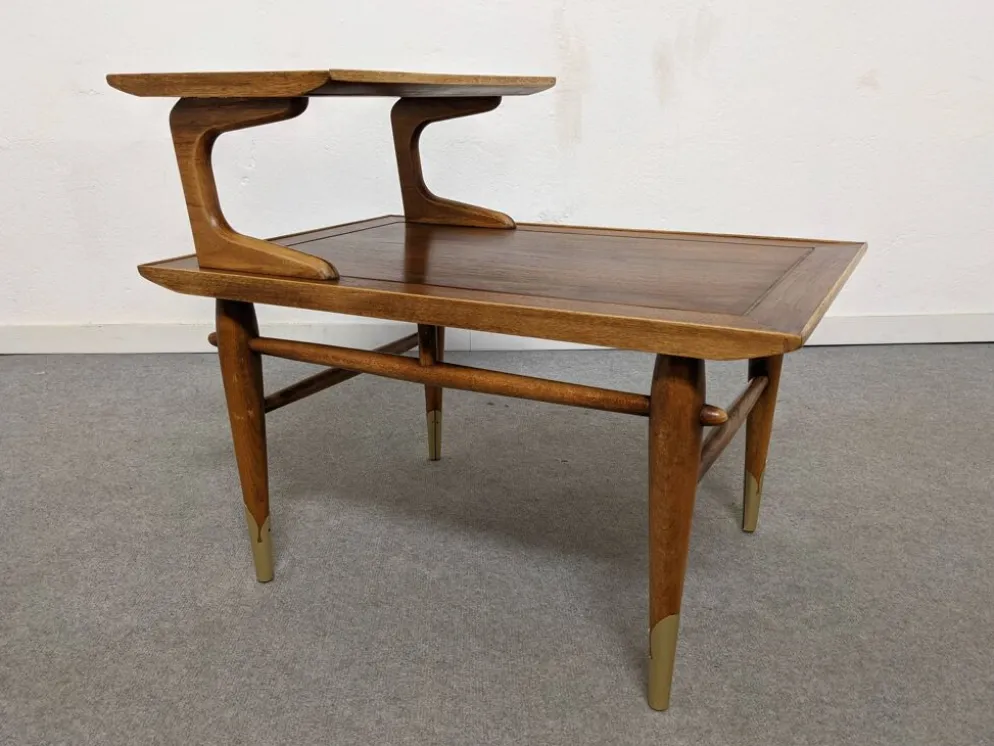 Table basse ou d'appoint moderniste par Lane Furniture, USA vers 1950