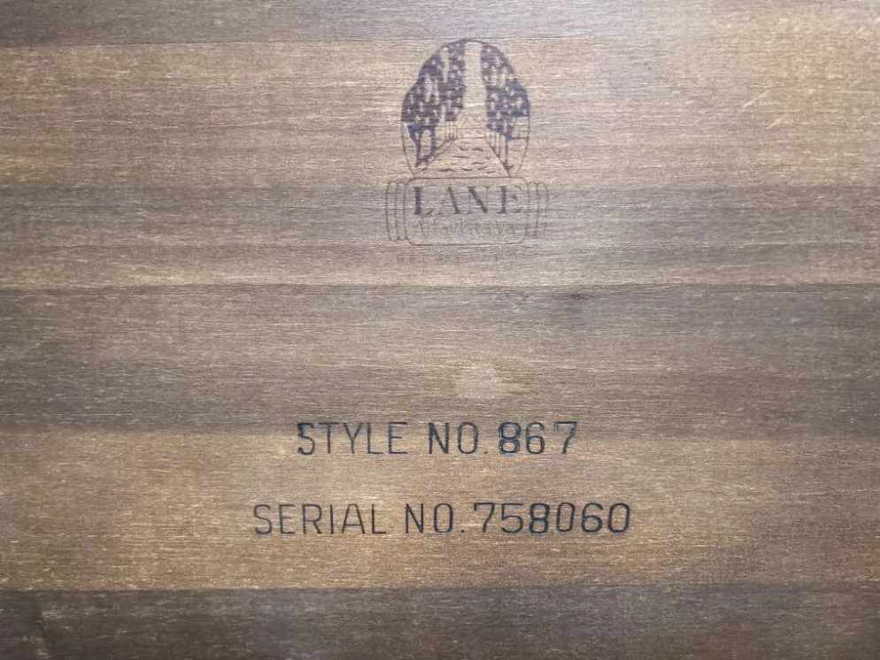 Table basse ou d'appoint moderniste par Lane Furniture, USA vers 1950