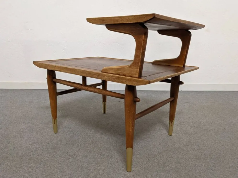 Table basse ou d'appoint moderniste par Lane Furniture, USA vers 1950