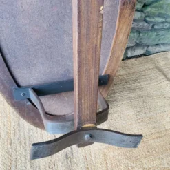Table basse ovale vintage en céramique