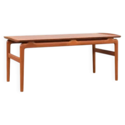 Table basse par Peter Hvidt et Orla Mølgaard-Nielsen pour France & Søn, années 1960.