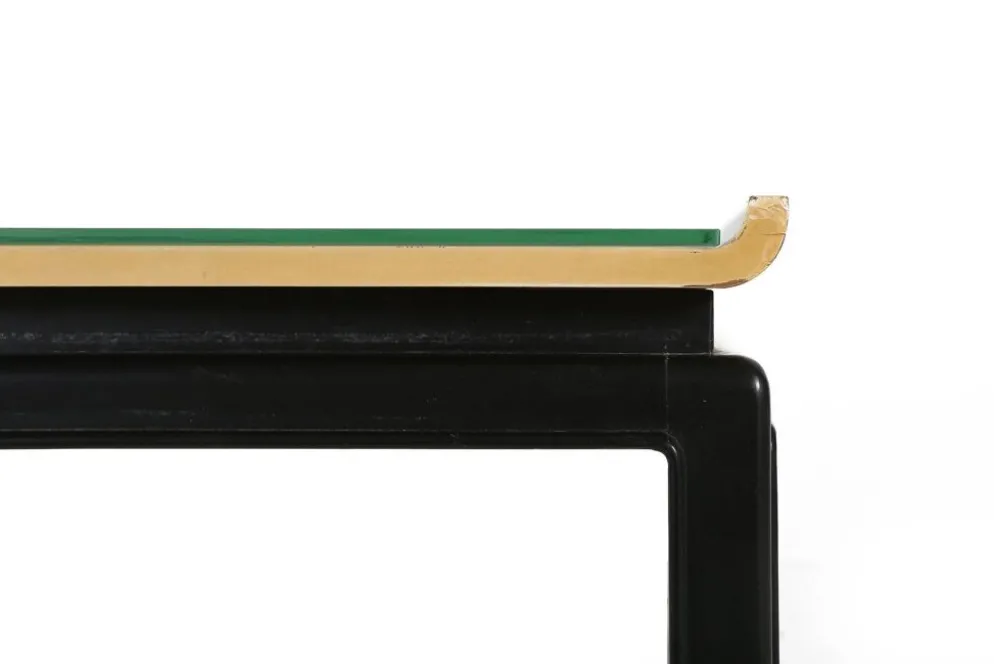 Table basse peinte vintage belge par De Coene Frères, années 1950.