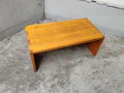 Table basse pin vintage