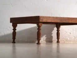 Table basse pliante ancienne japonaise en bois – Japon, vers 1920