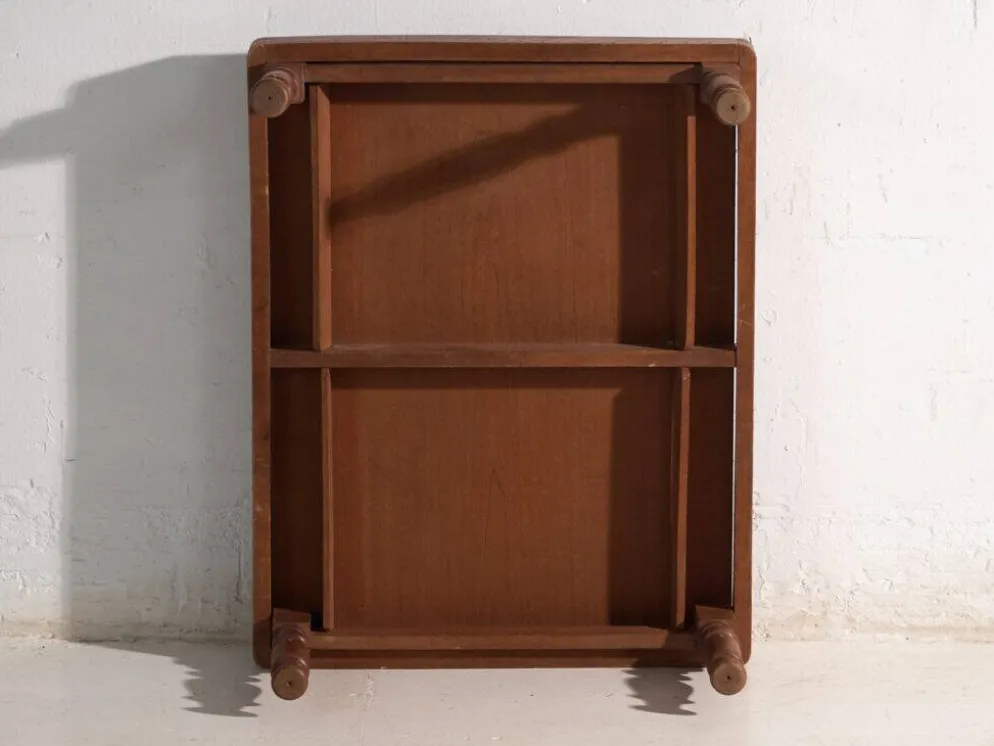 Table basse pliante ancienne japonaise en bois – Japon, vers 1920