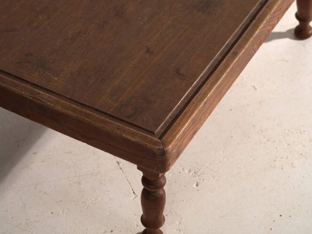 Table basse pliante ancienne japonaise en bois – Japon, vers 1920