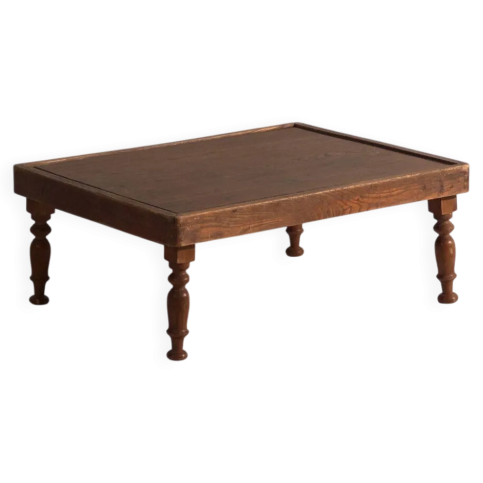 Table basse pliante ancienne japonaise en bois – Japon, vers 1920