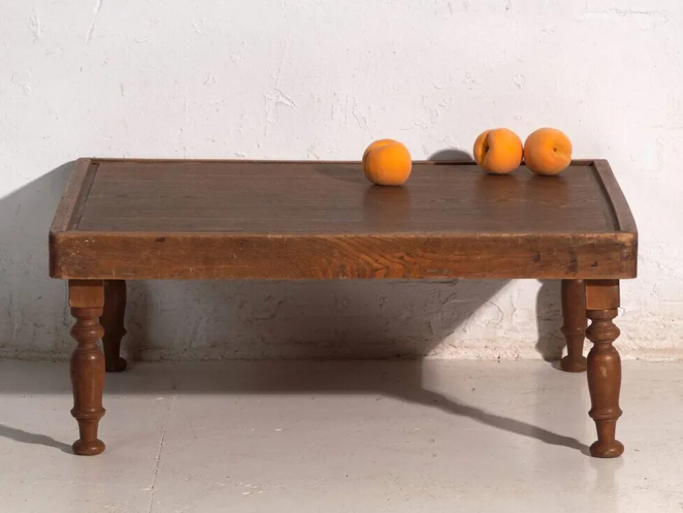 Table basse pliante ancienne japonaise en bois – Japon, vers 1920