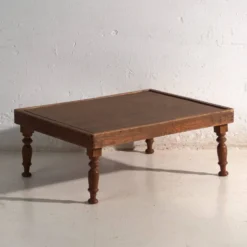 Table basse pliante ancienne japonaise en bois – Japon, vers 1920