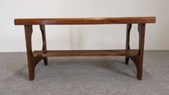 Table basse porte-revues scandinave en teck, Suède vers 1960