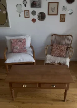 Table basse rénovée