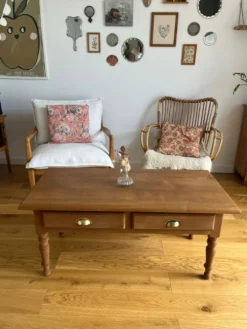Table basse rénovée
